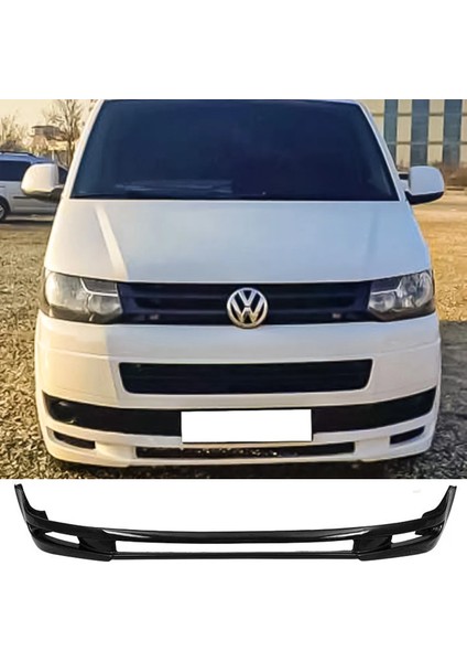 Vw Transporter Makyajlı Kasa T5-T6 Abt Ön Ek Mat Siyah Plastik Karlık