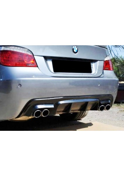Bmw E60 Vorstainer Difüzör Parlak Siyah Plastik Arka Difizör
