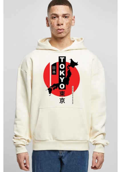 Baskılı Kapşonlu 3 Iplik Sweatshirt FM1.113BJÖ