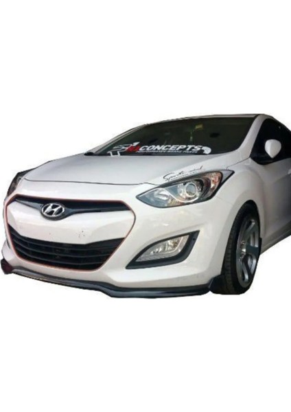 Hyundai I30 Ön Lip Parlak Siyah Plastik