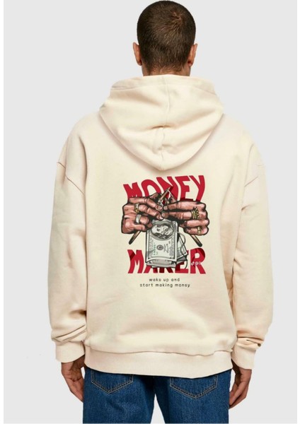 Baskılı Kapşonlu Sweatshirt Fm1.4bja