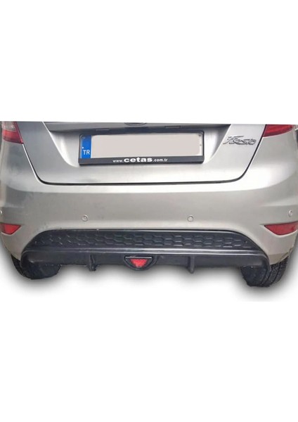 Ford Fiesta Mk6 Çakarlı Difüzör Parlak Siyah Plastik Arka Difizör