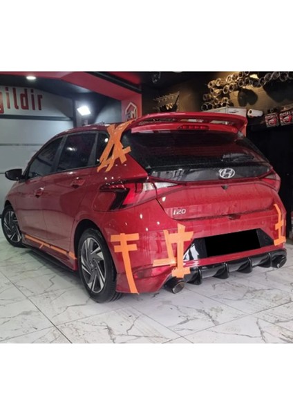 Hyundai I20 Arka Ek Mat Siyah Plastik Karlık 2019+ fiyatları