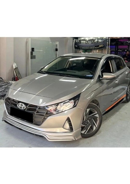 Hyundai I20 Ön Ek Mat Siyah Plastik Karlık 2019+