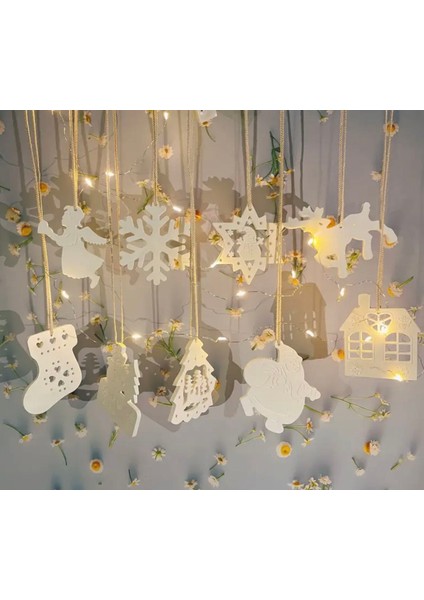 9 Adet Yılbaşı Çam Ağacı Süsü - Merry Christmas Dekor Noel modelleri