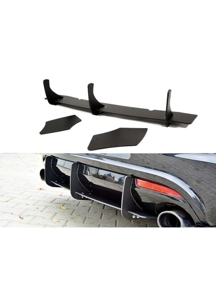 Vw Scirocco Flap Flaplar Splitter Bıçak 2009-2013