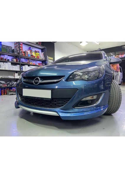 Opel Astra J Hb Makyajlı Kasa Ön Ek Mat Siyah Plastik Karlık 2012-2015