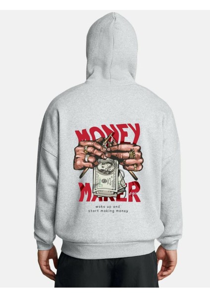 Baskılı Kapşonlu Sweatshirt Fm1.4ga