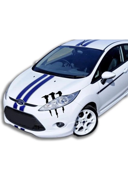 Ford Fiesta Makyajsız Ön Ek Mat Siyah Plastik Karlık 2009-2013