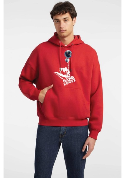 Baskılı Kapşonlu Sweatshirt FM1.110KÖ