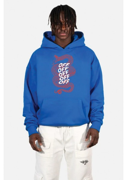 Baskılı Kapşonlu Sweatshirt FM1.111MÖ