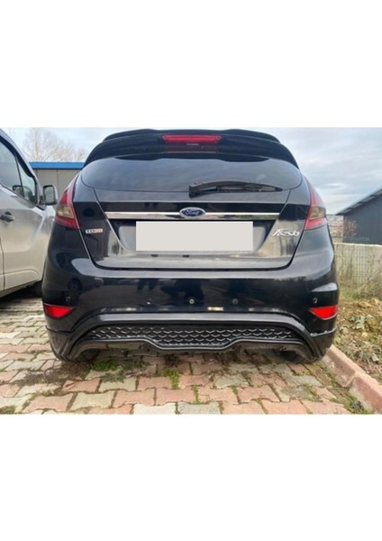 Ford Fiesta Mk6 St Difüzör Parlak Siyah Plastik Arka Difizör