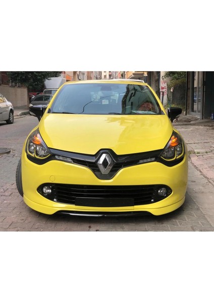 Renault Clio 4 Makyajsız Ön Ek Mat Siyah Plastik Karlık