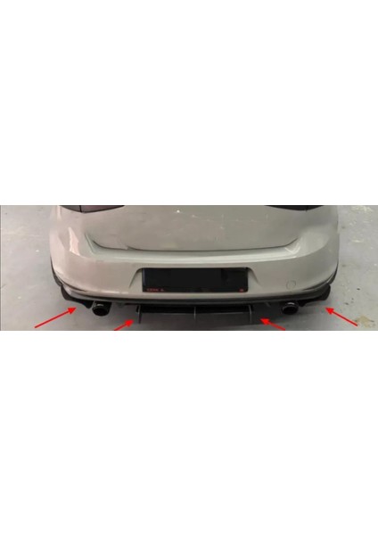 Vw Golf 7 R Tampon Flap Flaplar Splitter Bıçak