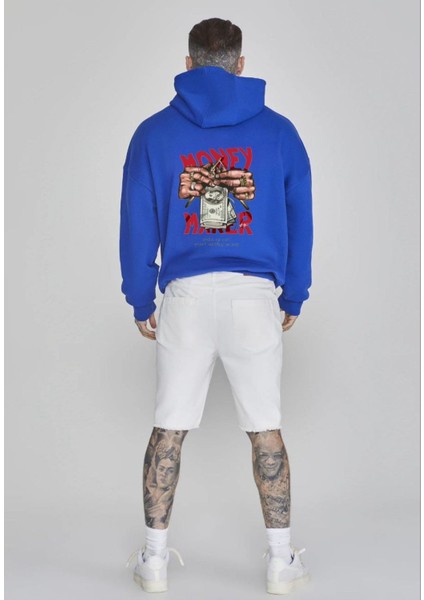 Baskılı Kapşonlu Sweatshirt Fm1.4ma