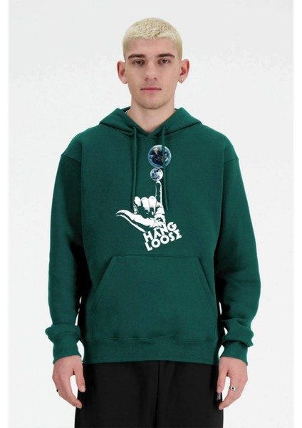 Baskılı Kapşonlu Sweatshirt FM1.110YÖ