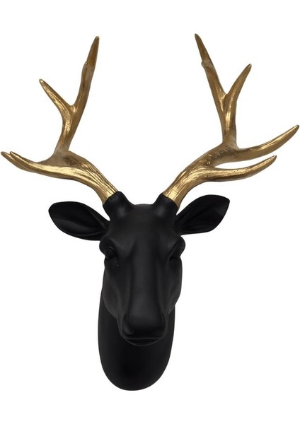 Gold Boynuzlu Geyik Duvar Dekoru fiyatları