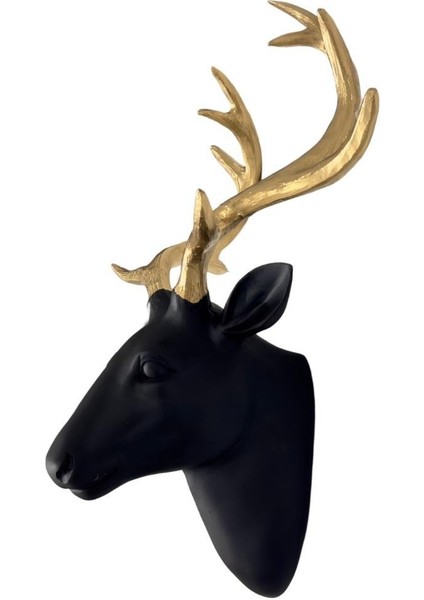 Gold Boynuzlu Geyik Duvar Dekoru modelleri