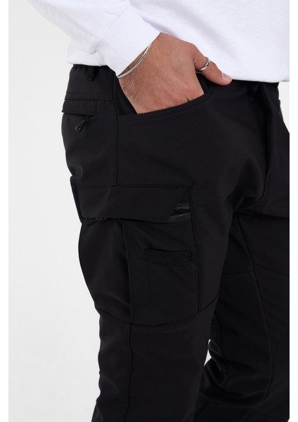 CAMP592 Outdoor Softshell Su Ve Rüzgara içi Polarlı Kışlık Erkek Taktik Pantolon