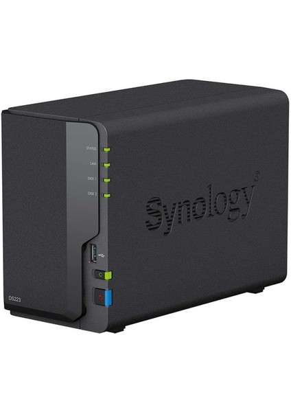 DS223A2 2gb 2tbhdd 2x3.5" Sata Desteği Raıd(0-1) Nas Depolama Ünitesi