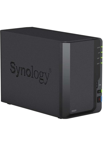DS223A2 2gb 2tbhdd 2x3.5" Sata Desteği Raıd(0-1) Nas Depolama Ünitesi