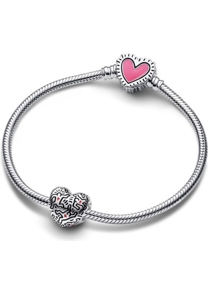 Keith Haring™ x Line Art People Charm 925 Ayar Gümüş fiyatları