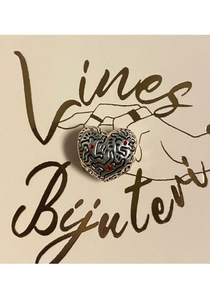 Keith Haring™ x Line Art People Charm 925 Ayar Gümüş fırsatları