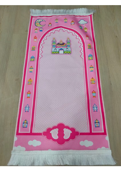 Ilk Seccadem Baskılı Kız Çocuk Seccade fiyatları