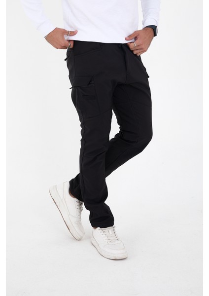 CAMP592 Outdoor Softshell Su Ve Rüzgara içi Polarlı Kışlık Erkek Taktik Pantolon indirimleri