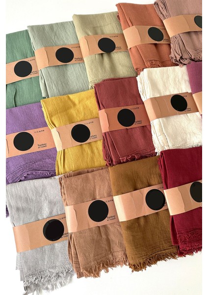 Naturel Pamuk Şal - Organik Pamuk Kumaş - Yüzdeyüz Pamuk Şal - Organik Şal - Bordo Şal fırsatları