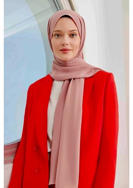 Medine Ipeği Şal - Tek Renk Medine Ipeği Şal - Düz Şal - Krep Şal - Medine Şal