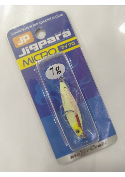 Major Craft Jigpara Micro Jpm-7 gr Jig Yem - All Glow