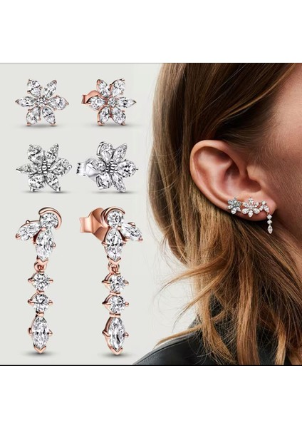 Işıltılı Herbaryum Damla Küpe fırsatları