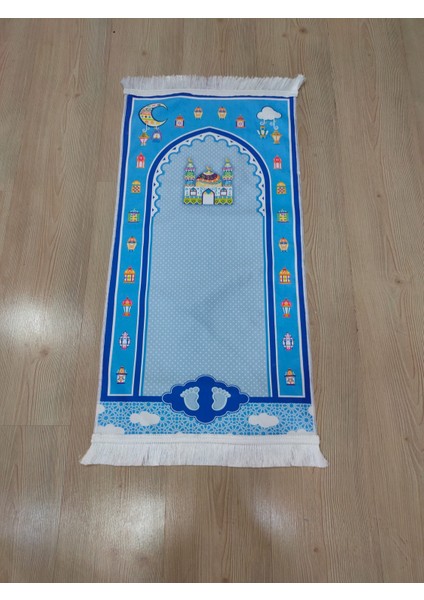 Ilk Seccadem Mavi Baskılı Erkek Çocuk Seccade fiyatları