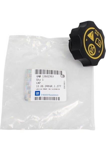 Opel Corsa D Yedek Su Radyatör Ek Depo Kapağı Orjinal Gm