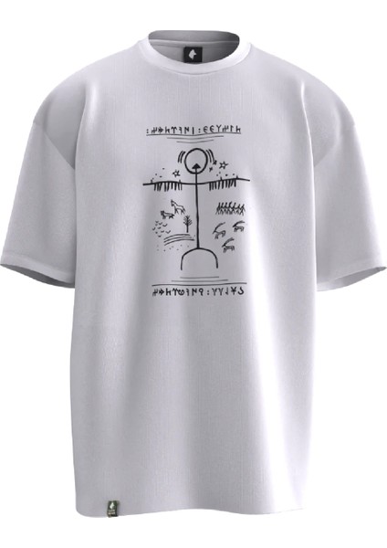 Kam Davulu Tasarımlı Unisex T-Shirt
