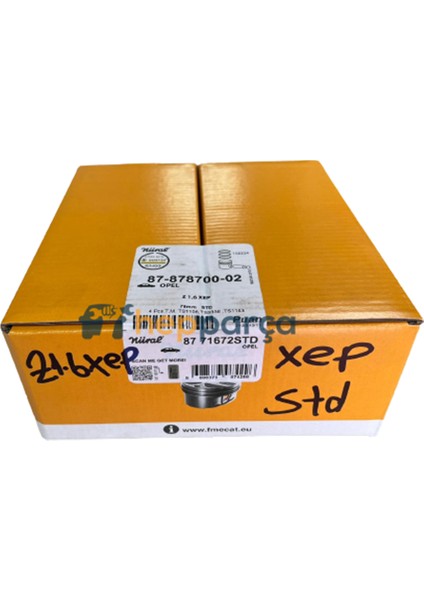 Opel Zafira B 1.6 Twinport (Z16XEP) Piston Segman Takımı Standart Göetze&amp;nüral
