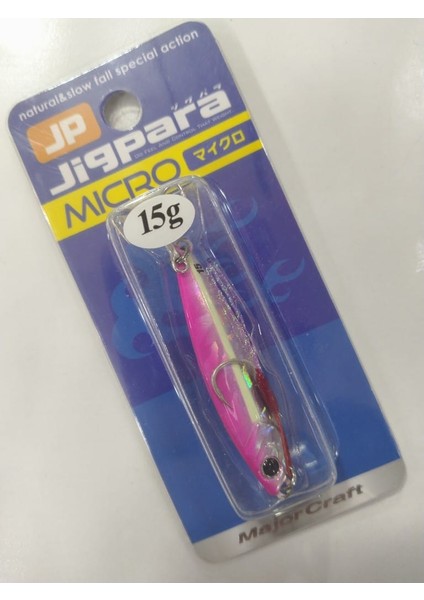 Major Craft Jigpara Micro Jpm-15 gr Jig Yem - Glow Pink