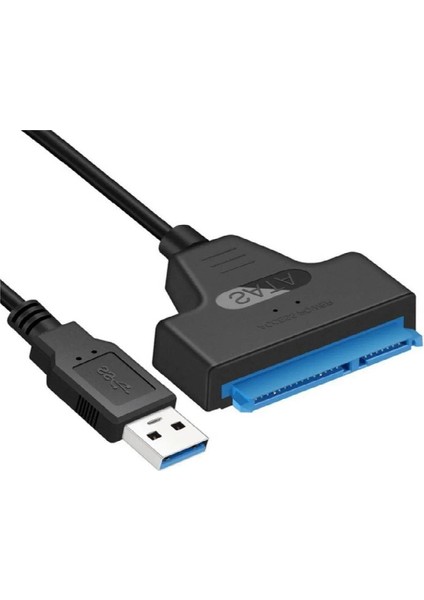 USB To Sata USB 3.0 To Sata 22PIN 2,5 Inç Adaptör HDD SSD Harici Sabit Disk Dönüştürücü Kablo