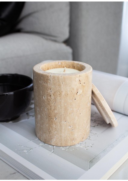 No: 8 Matte Travertine | Mermer Mum