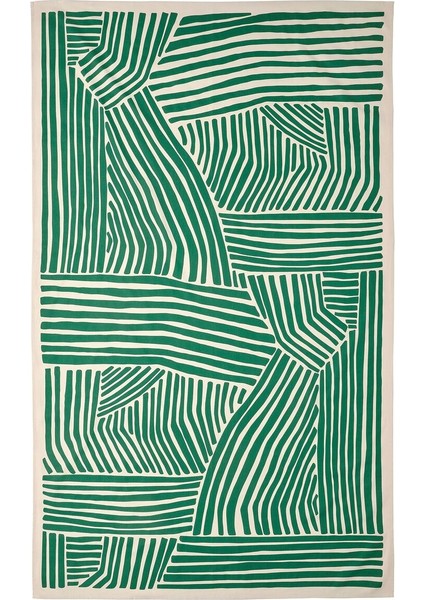 Masa örtüsü, koyu yeşil, 145x240 cm