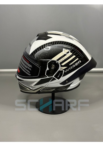 WS-202 Güneş Vizörlü Çene Açılır Kask