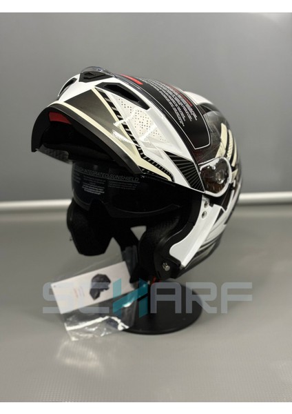 WS-202 Güneş Vizörlü Çene Açılır Kask