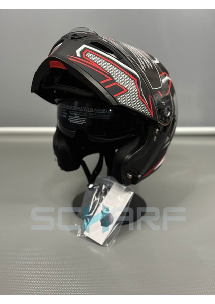 WS-202 Güneş Vizörlü Çene Açılır Kask
