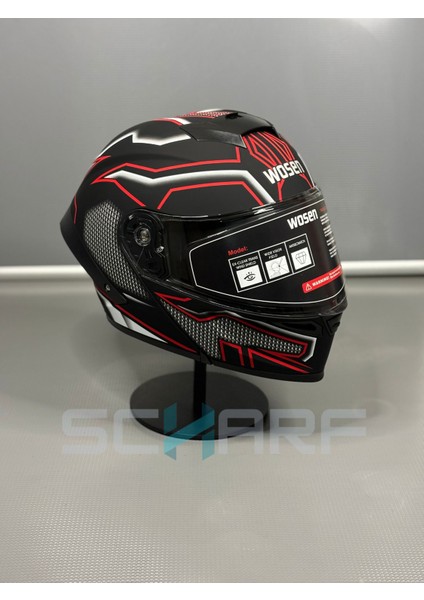 WS-202 Güneş Vizörlü Çene Açılır Kask