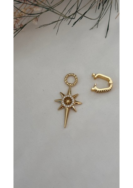 Zirkon Taşlı Sirius Yıldız Ajda Charmı Yada Kolye Ucu ( Sadece Charm ) fiyatları