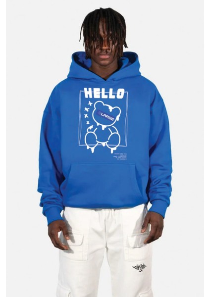 Baskılı Kapşonlu 3 Iplik Sweatshirt FM1.114MÖ