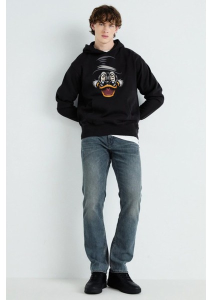 Baskılı Kapşonlu Sweatshirt FM1.109SÖ