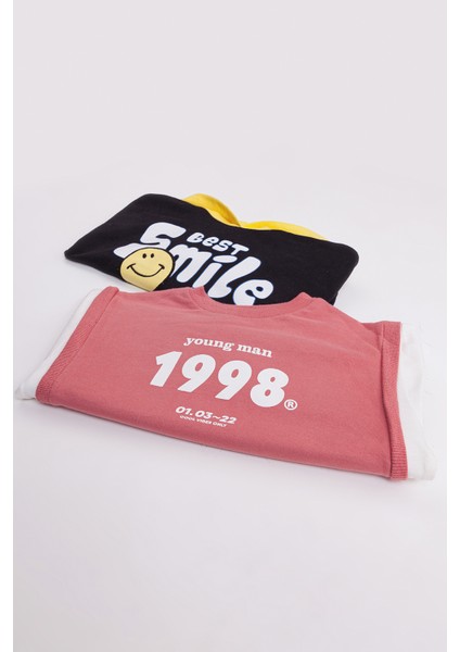 Erkek Çocuk 2'li Paket Basic Sweatshirt