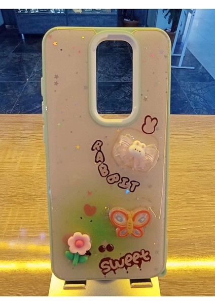 Xiaomi Redmi Note 8 Pro Uyumlu Kabartma Figürlü Darbe Korumalı Kapak Renkli Kılıf
